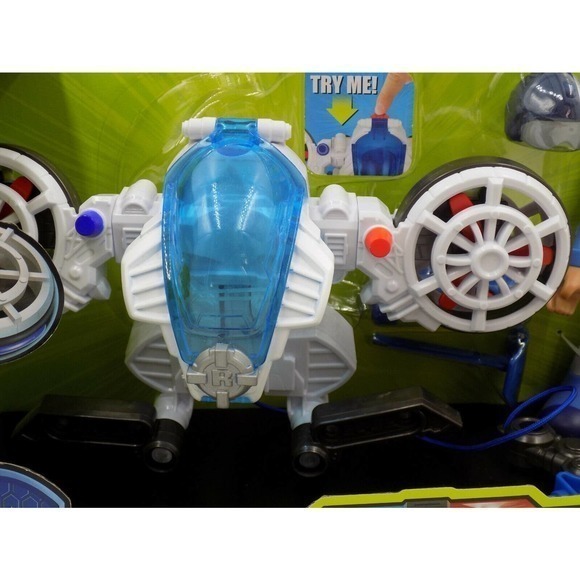 Fisher Price Rescue Heroes Sky Justice Hover Flying Airplane Set Action Figures - Picture 2 of 7